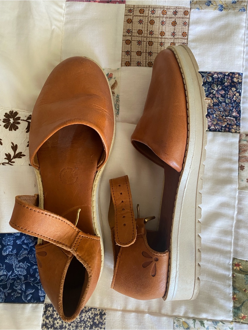 Leather Mary Jane Sandals